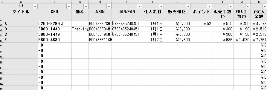 灰色の商品だけになった