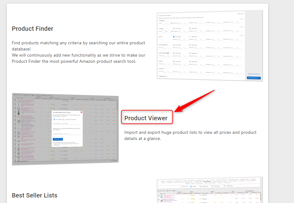 Data内にある「Product Viewer」を選択します。